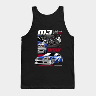 GTR E46 Fan Art Tank Top